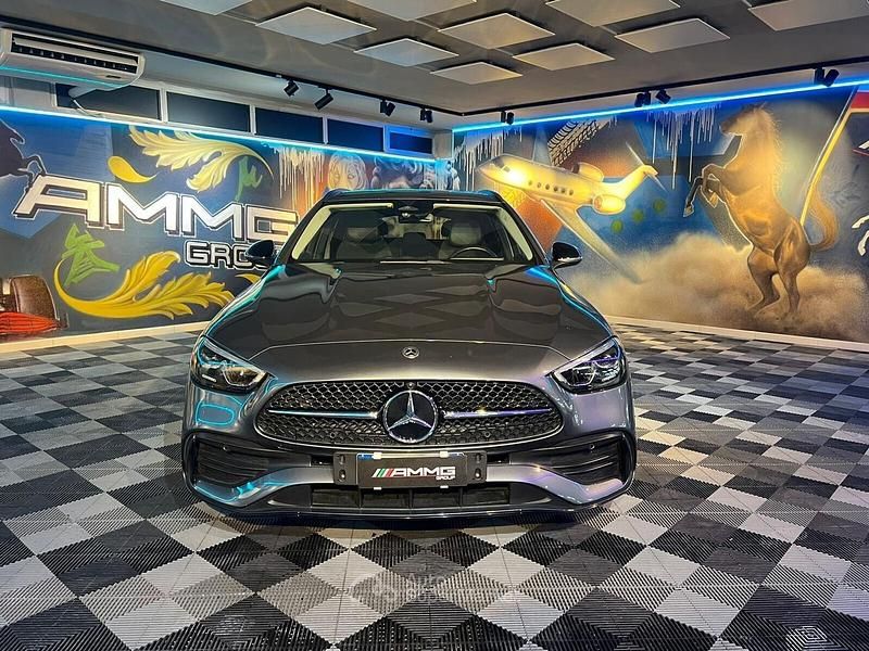 Usata Mercedes C300e Premium 204 CV (150 kW) 2022 Grigio Station wagon