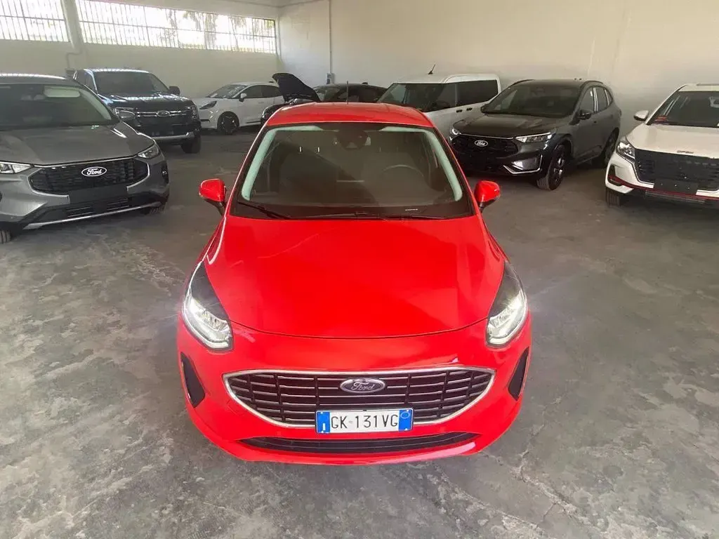 Usata Ford Fiesta Titanium 75 CV (55 kW) 2022 Rosso Utilitaria