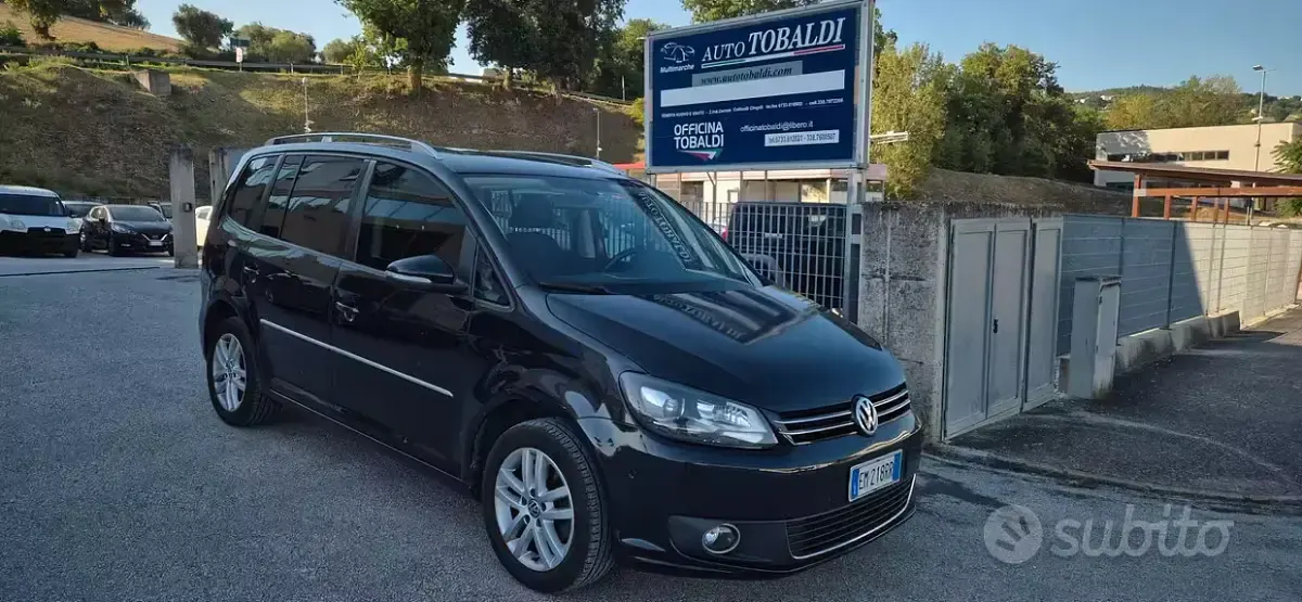 Usata VW Touran Highline 150 CV (110 kW) 2012 Nero Monovolume