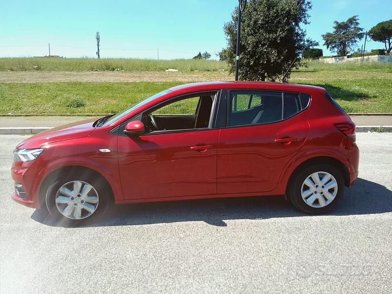 Usata Dacia Sandero 91 CV (66 kW) 2022 Rosso Berlina