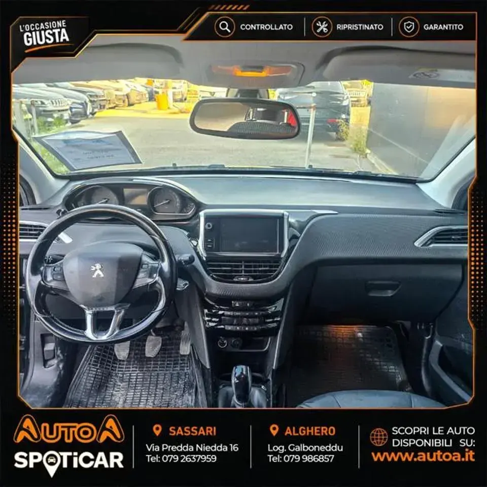 Usata Peugeot 2008 Allure 99 CV (72 kW) 2017 Nero SUV