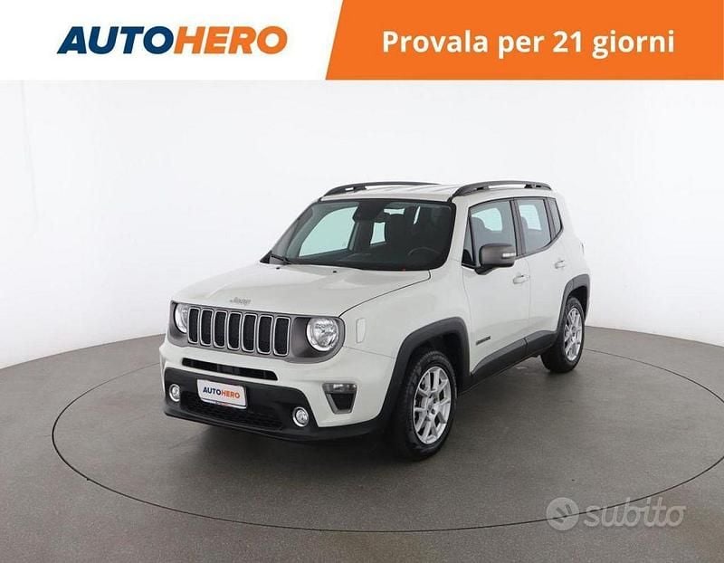 Bianco Usata 2019 Jeep Renegade Limited SUV | 18.399 € (Buon prezzo) - Immagine 1/4