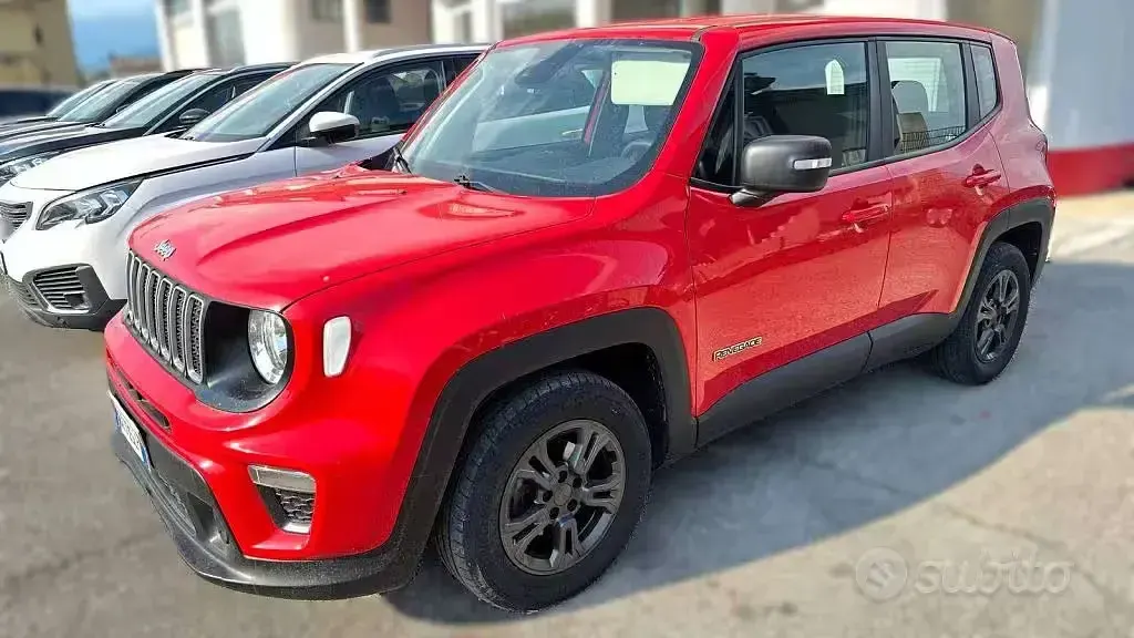 Usata Jeep Renegade Longitude 131 CV (96 kW) 2022 Rosso SUV