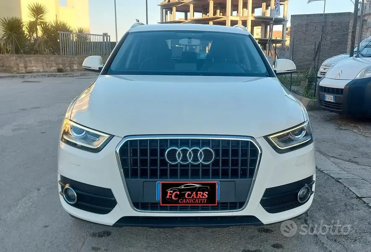 Usata Audi Q3 Advanced Plus 140 CV (102 kW) 2014 Bianco SUV