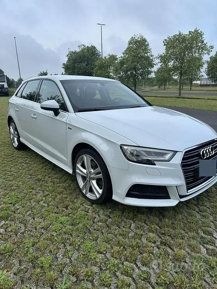 Usata Audi A3 S-Line 150 CV (110 kW) 2020 Bianco Berlina