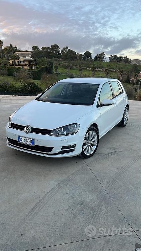 Usata VW Golf VII Allstar 110 CV (80 kW) 2016 Bianco Berlina