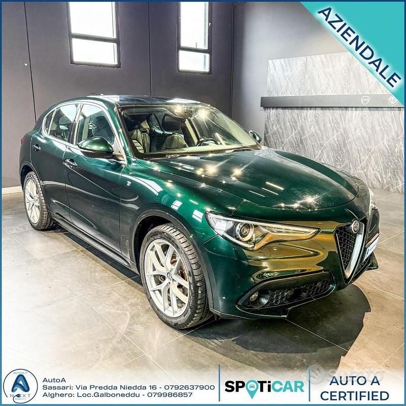 Gebraucht Alfa Romeo Stelvio Ti 210 PS (154 kW) 2021 Grün SUV