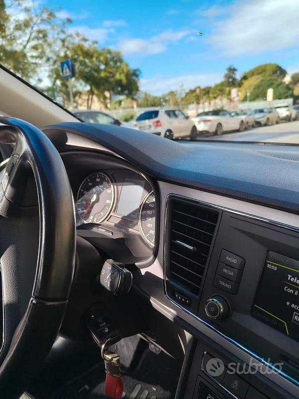 Usata Seat Leon 110 CV (80 kW) 2018 Grigio Station wagon