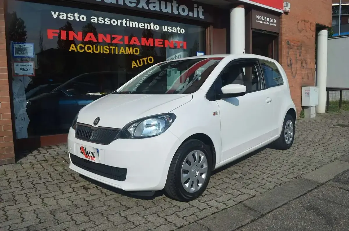 Usata Skoda Citigo G-TEC Elegance 68 CV (50 kW) 2013 Bianco Utilitaria