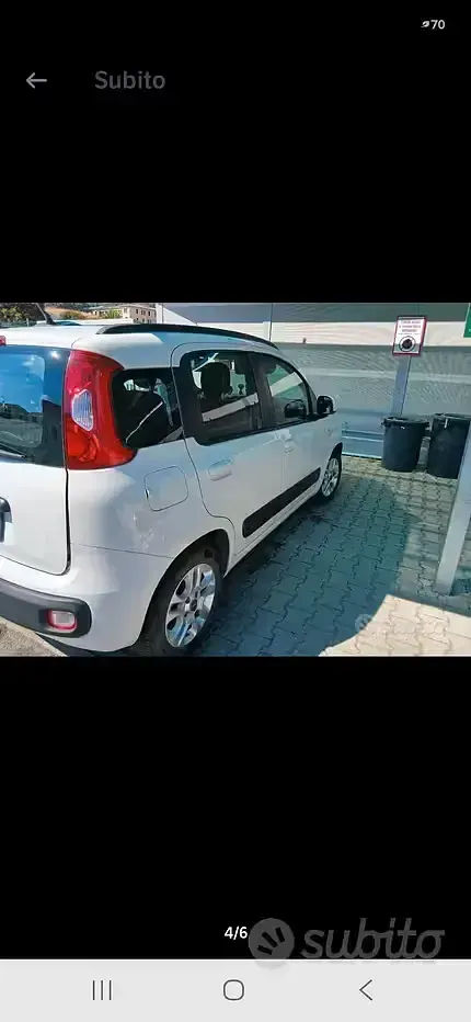 Usata Fiat Panda 69 CV (50 kW) 2013 Bianco Utilitaria
