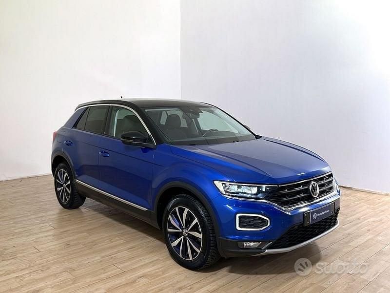 Usata VW T-Roc Style 116 CV (85 kW) 2018 Blu ravenna SUV