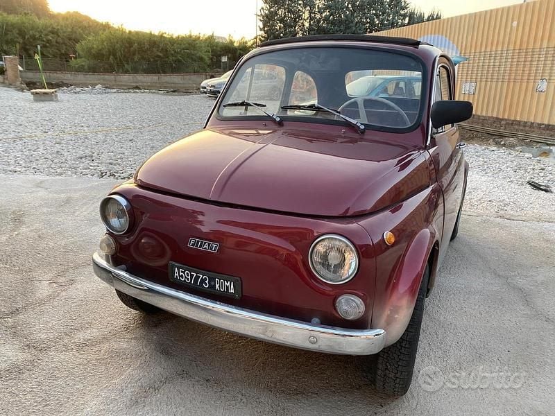 Usata Fiat 500 1960 Rosso Utilitaria