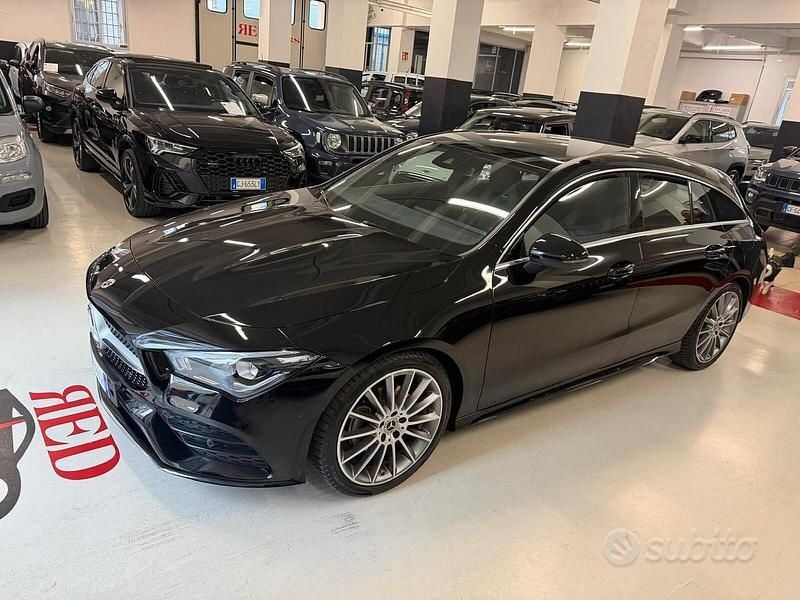 Usata Mercedes CLA200 Premium 163 CV (119 kW) 2022 Nero Berlina