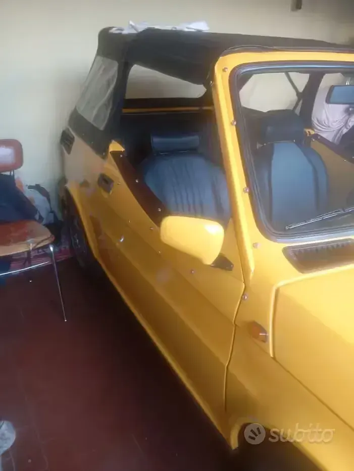 Usata Fiat 126 1990 Giallo Utilitaria