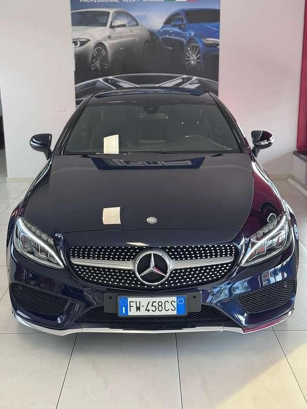 Usata Mercedes C200 Premium Plus 184 CV (135 kW) 2016 Blu/azzurro Coupé