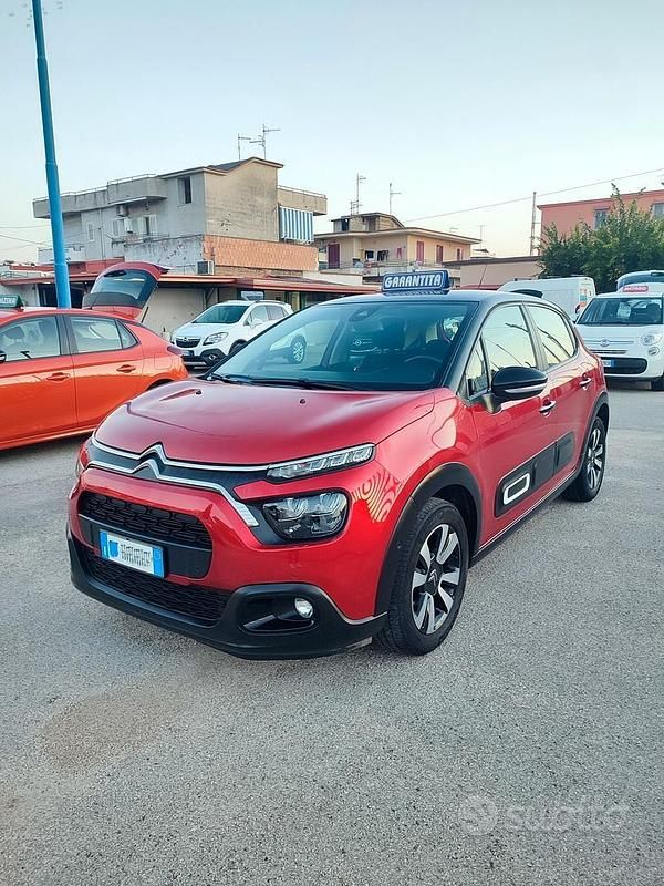 Usata Citroën C3 Shine 83 CV (61 kW) 2021 Rosso Berlina