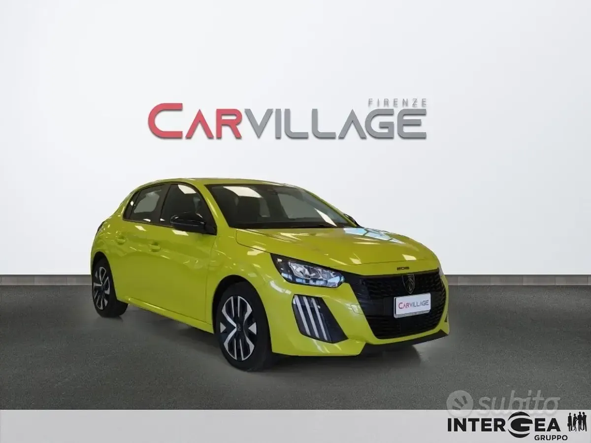 Usata Peugeot 208 Active 101 CV (74 kW) 2024 Giallo Utilitaria