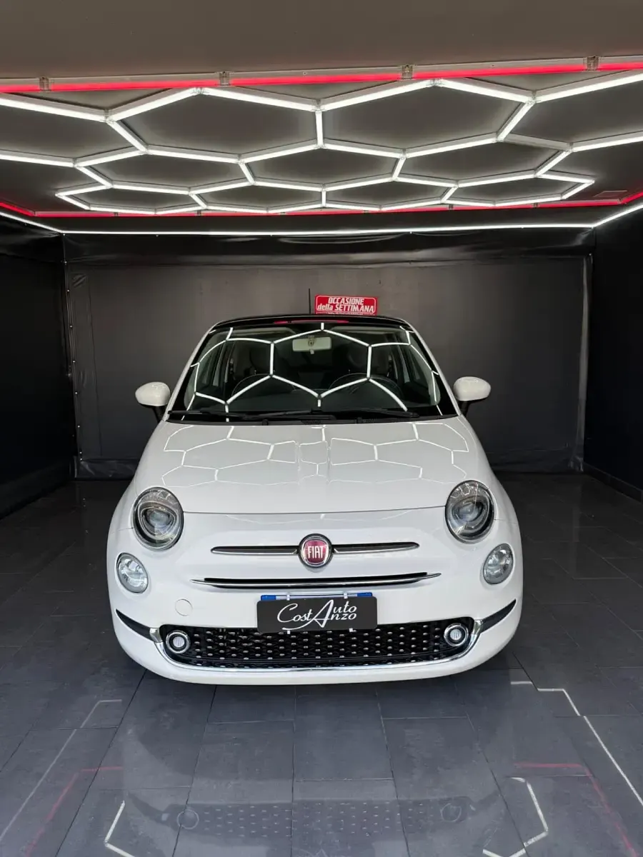 Usata Fiat 500 Lounge 95 CV (69 kW) 2018 Bianco Berlina