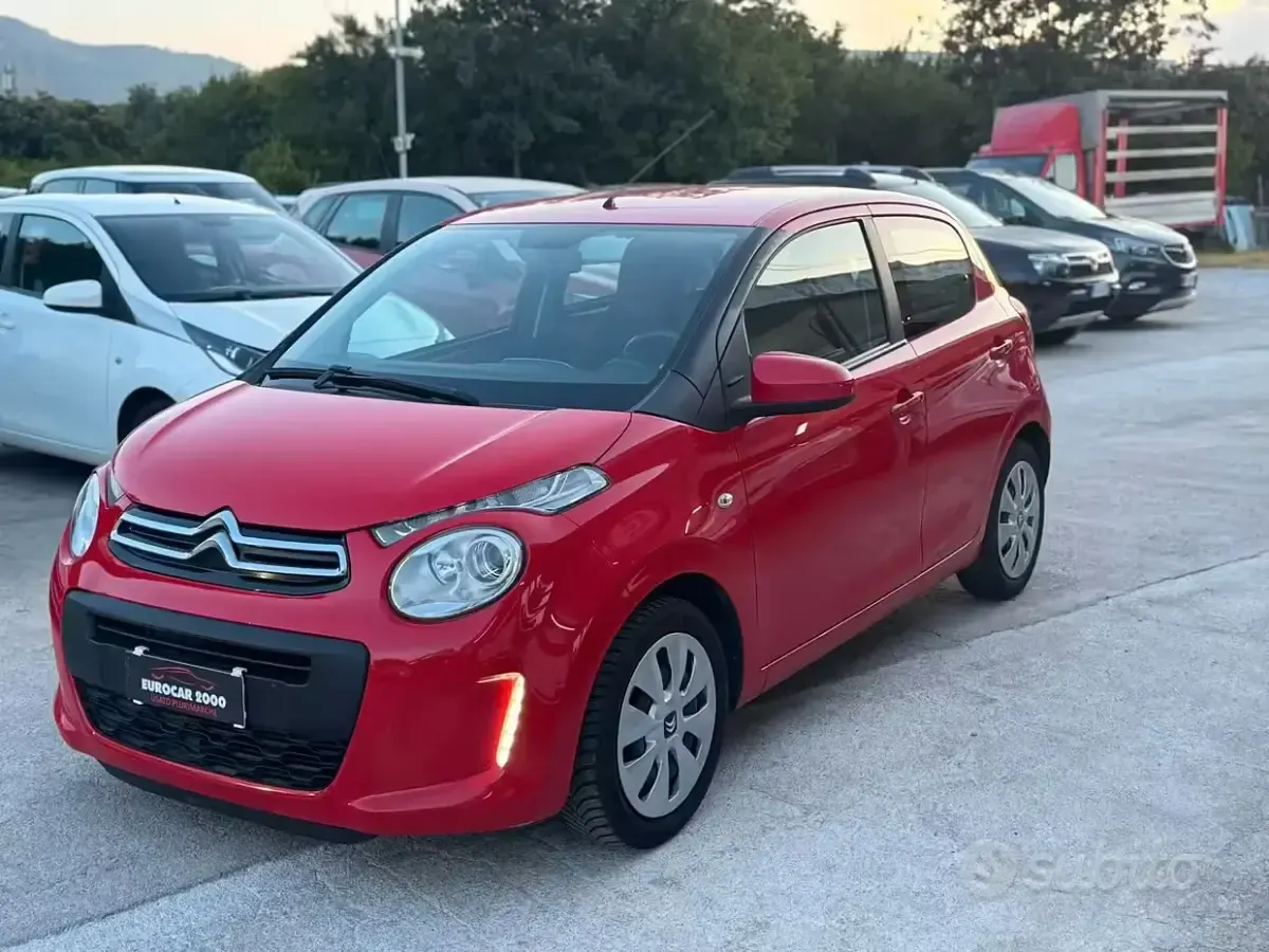 Usata Citroën C1 Live 69 CV (50 kW) 2016 Rosso Utilitaria