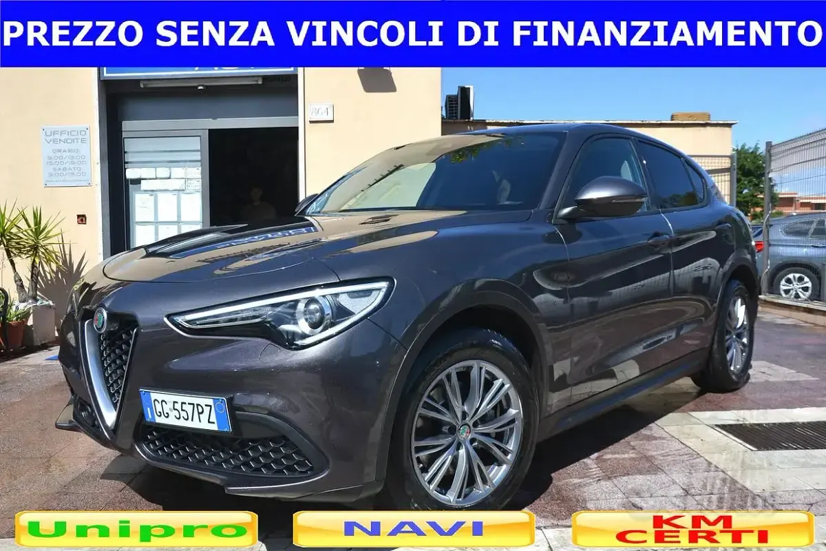 Usata Alfa Romeo Stelvio 160 CV (117 kW) 2021 Grigio SUV