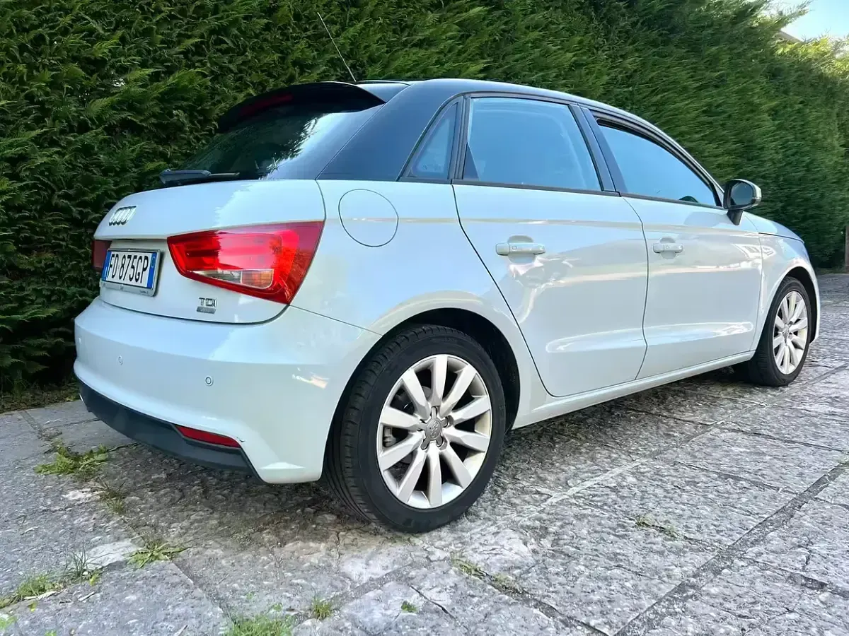 Usata Audi A1 90 CV (66 kW) 2016 Bianco Utilitaria