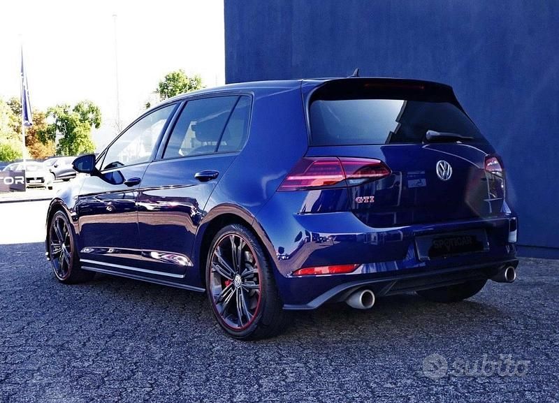 Usata VW Golf VII GTI 245 CV (180 kW) 2019 Blu Berlina