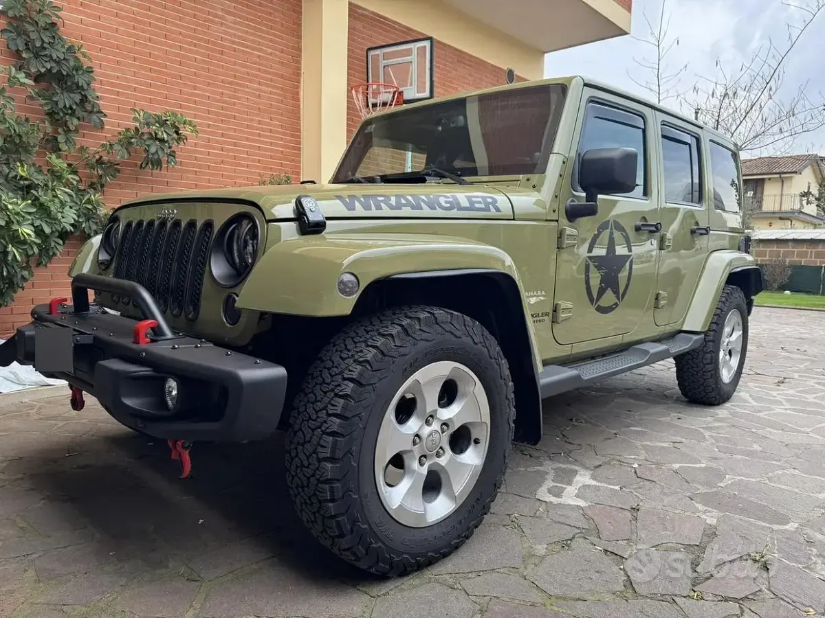 Usata Jeep Wrangler 200 CV (147 kW) 2013 Verde SUV