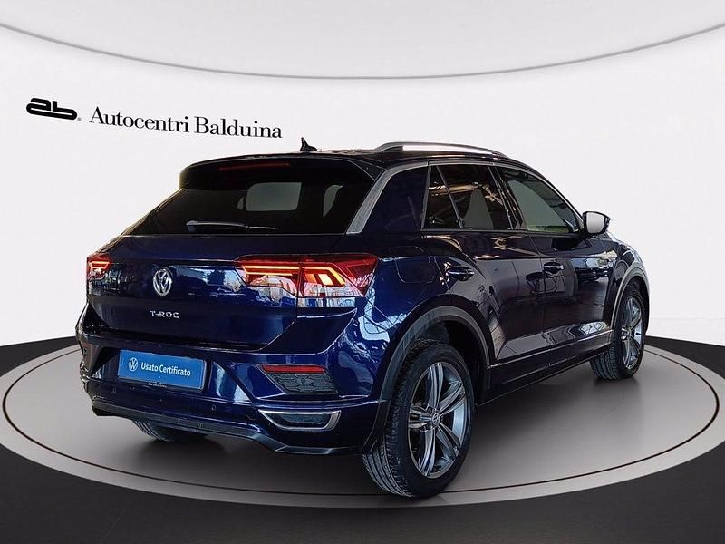 Usata VW T-Roc Sport 150 CV (110 kW) 2020 Atlantic blue metalizzato SUV