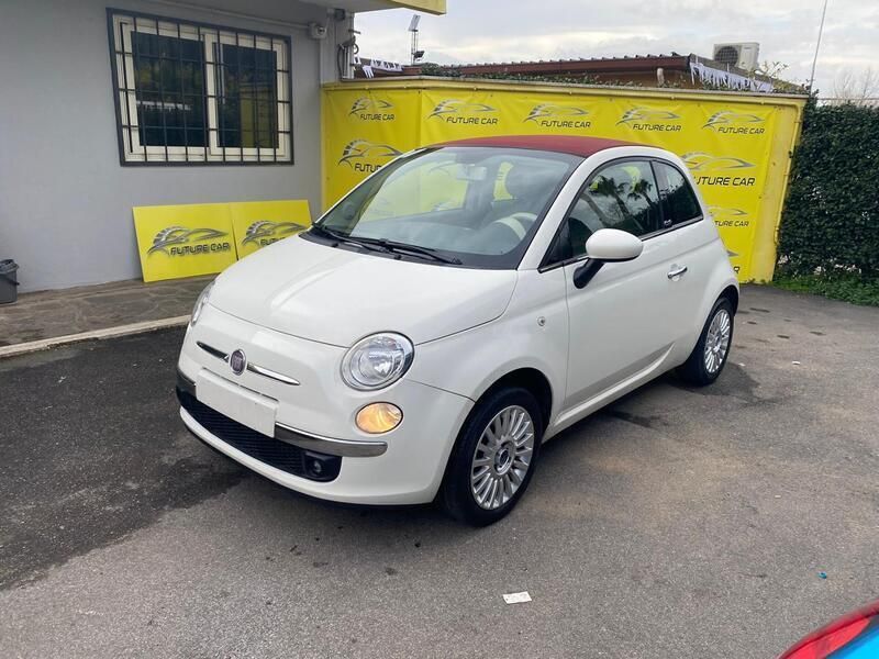 Usata Fiat 500C Lounge 69 CV (50 kW) 2012 Bianco Cabrio