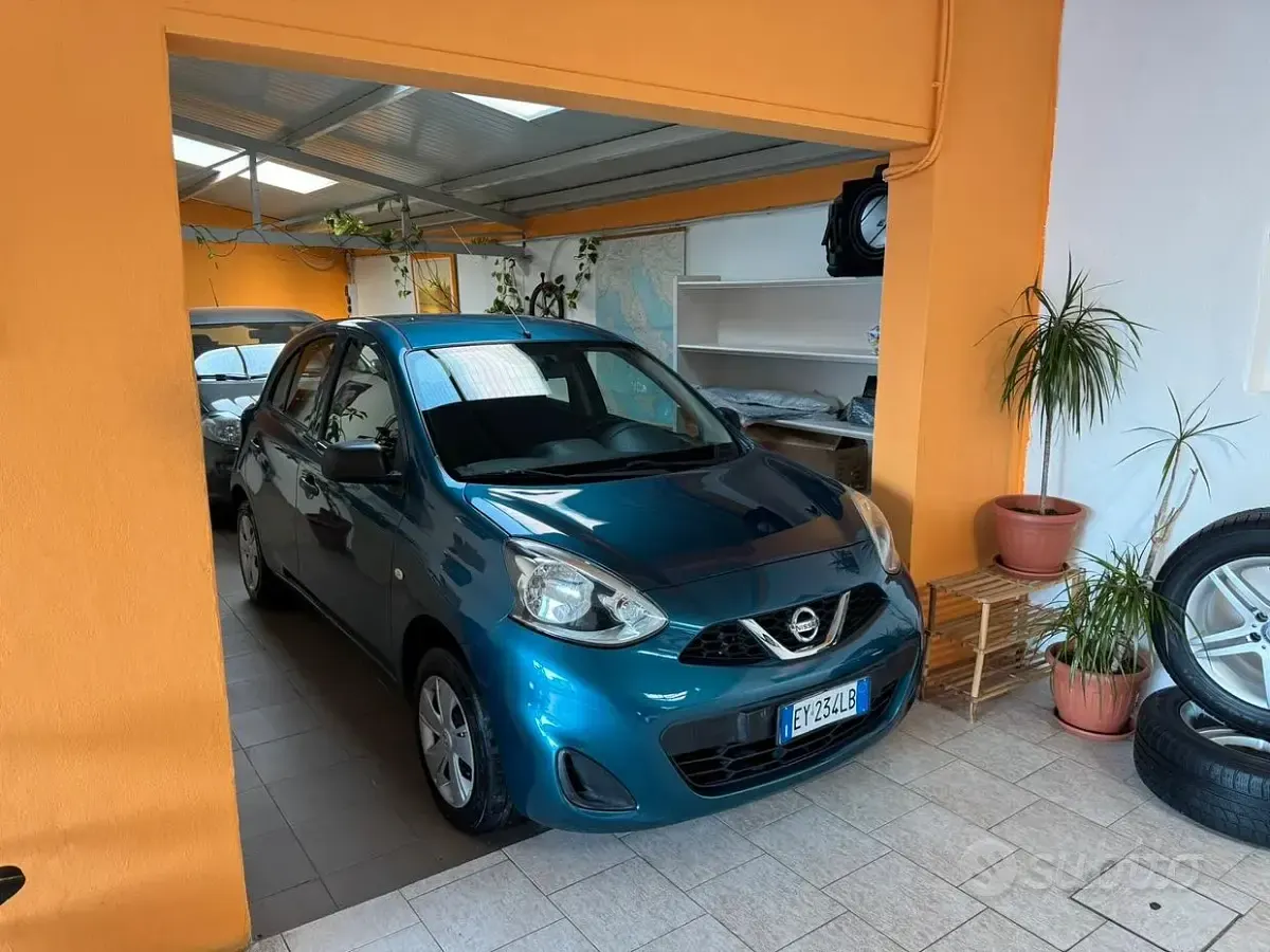 Usata Nissan Micra Visia 80 CV (58 kW) 2015 Blu Utilitaria