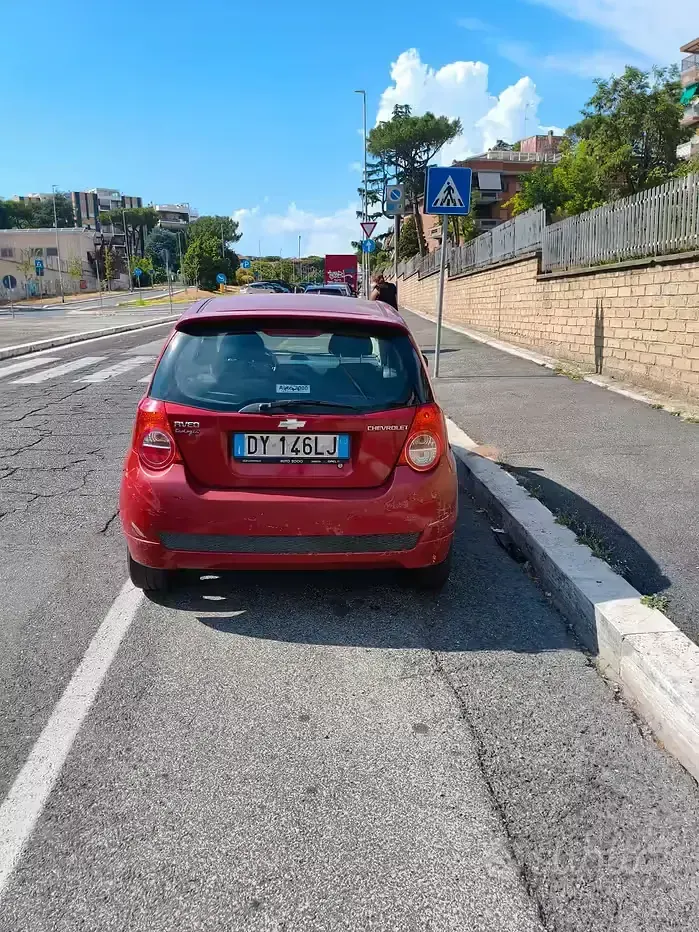 Usata Chevrolet Aveo 84 CV (61 kW) 2009 Rosso Berlina