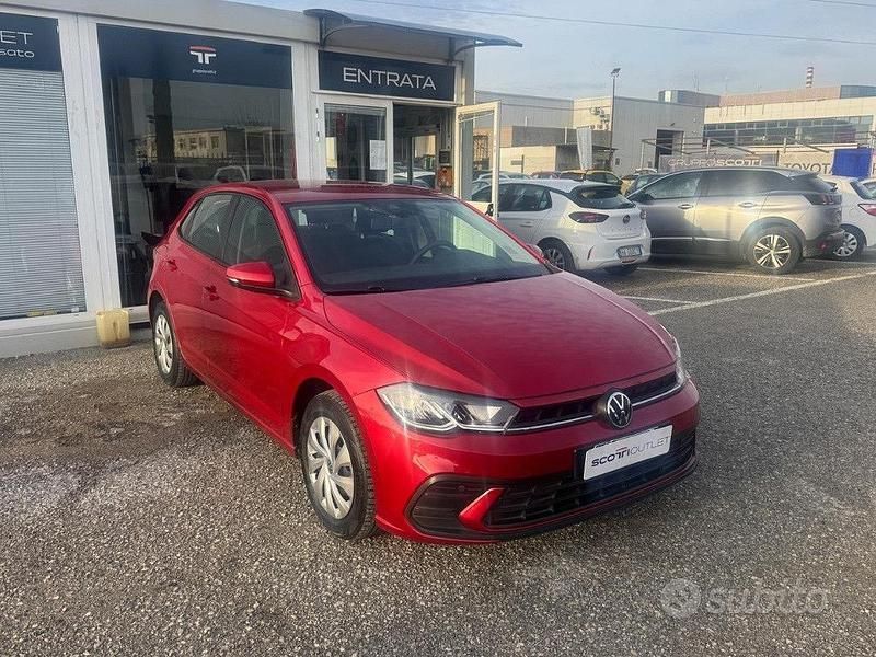 Usata VW Polo 80 CV (58 kW) 2022 Rosso Utilitaria
