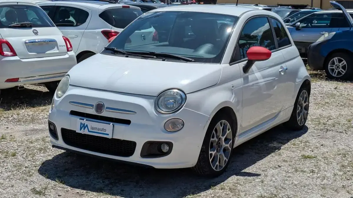 Usata Fiat 500 69 CV (50 kW) 2014 Bianco Utilitaria