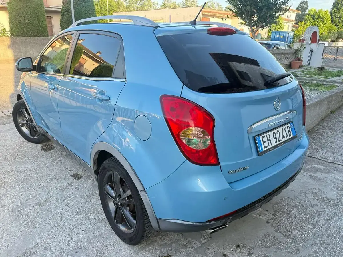 Usata SsangYong Korando 175 CV (128 kW) 2011 Blu/azzurro SUV