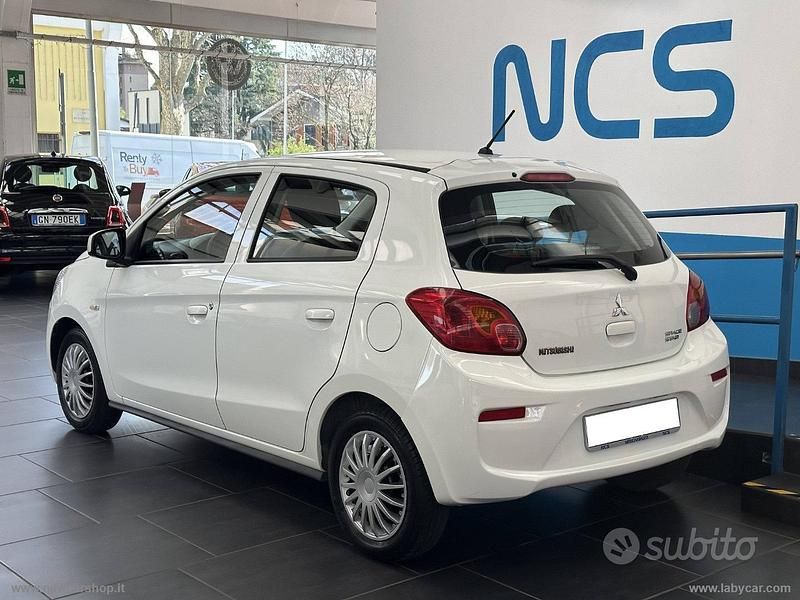 Usata Mitsubishi Space Star Invite 70 CV (51 kW) 2018 Bianco Utilitaria