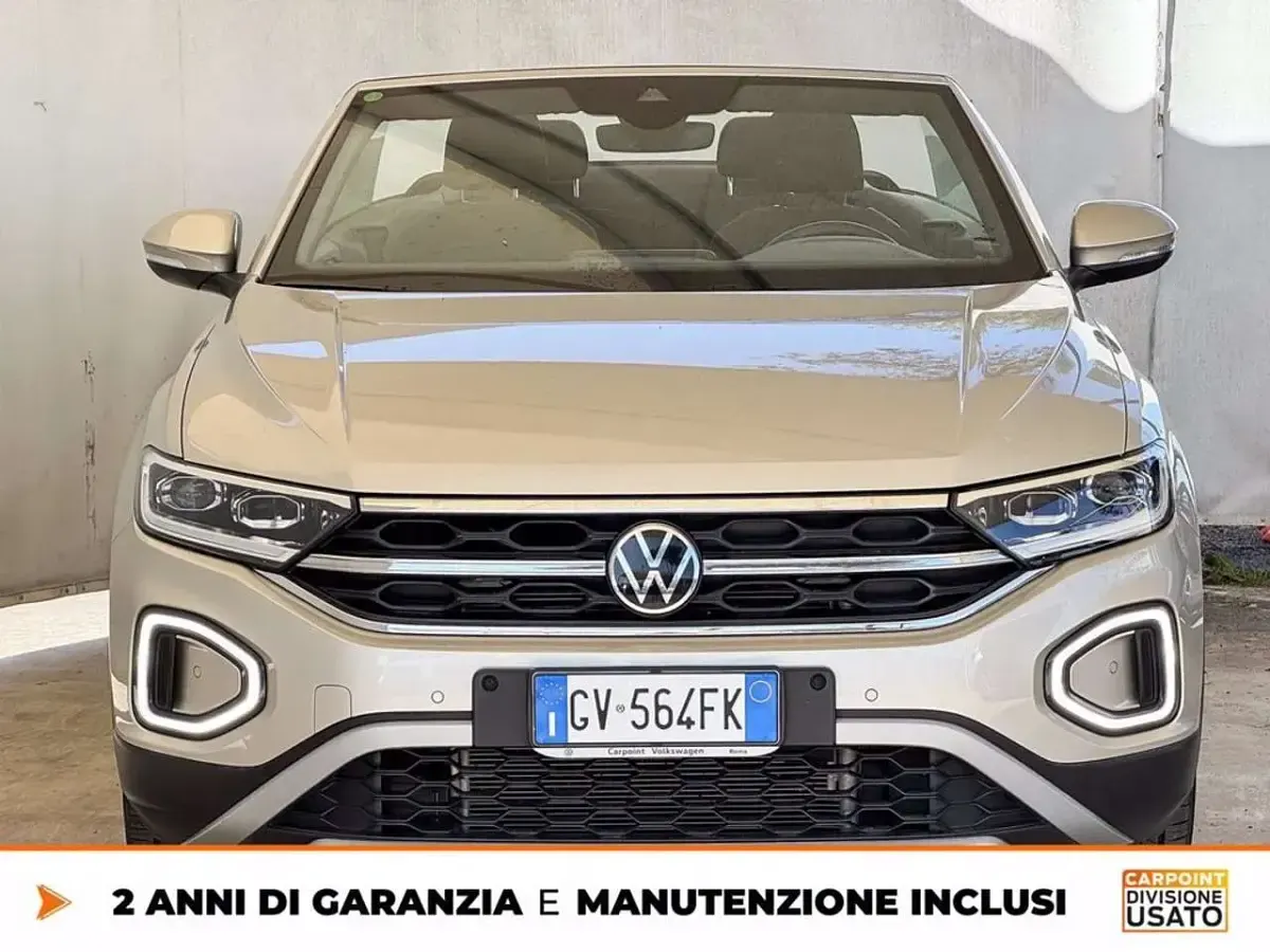 Usata VW T-Roc Cabriolet Style 150 CV (110 kW) 2024 Argento Cabrio