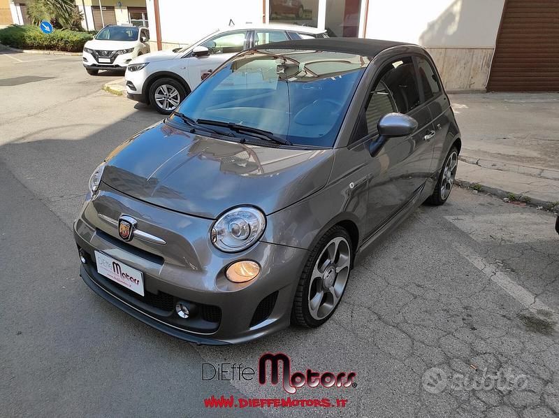 Grigio Usata 2010 Abarth 500C Cabrio | 12.900 € (Buon prezzo) - Immagine 1/4