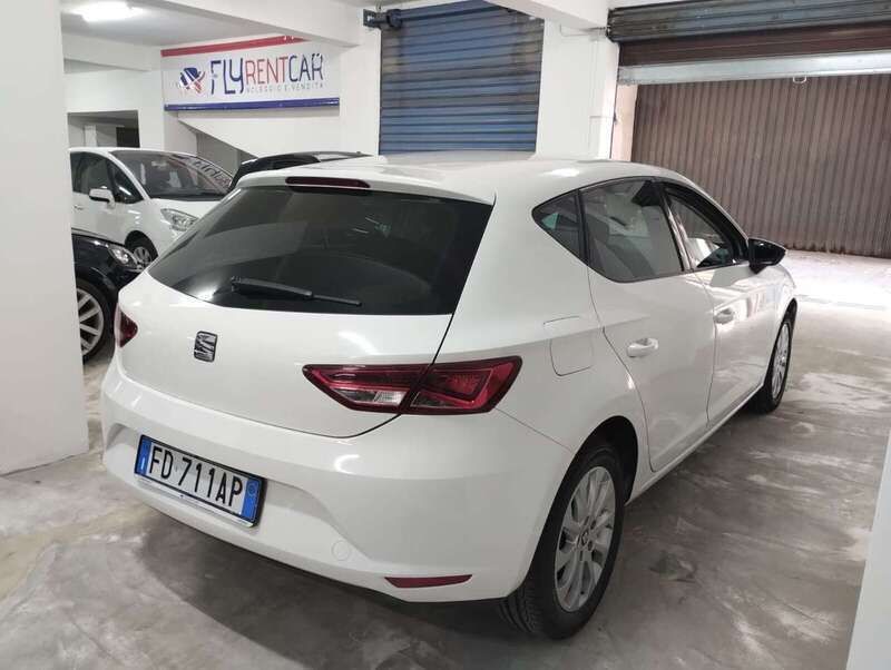 Usata Seat Leon Style 150 CV (110 kW) 2016 Bianco Berlina