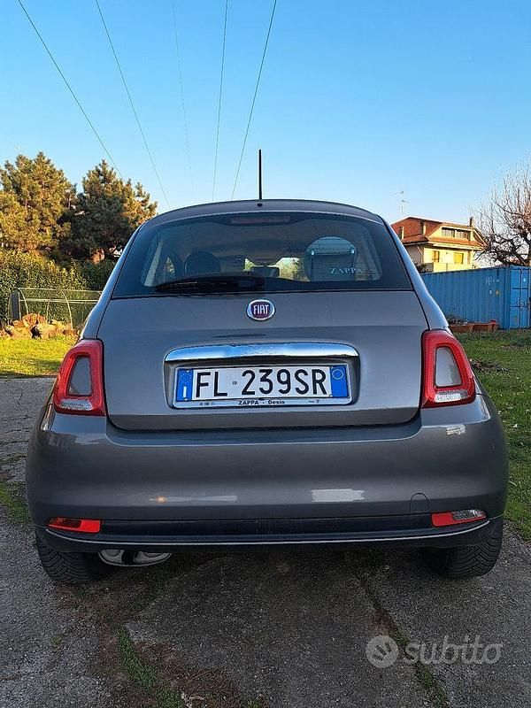 Usata Fiat 500 Lounge 70 CV (51 kW) 2017 Grigio Berlina