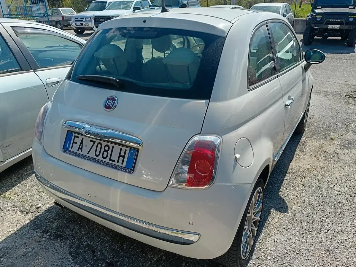 Usata Fiat 500 Lounge 95 CV (69 kW) 2015 Bianco Berlina