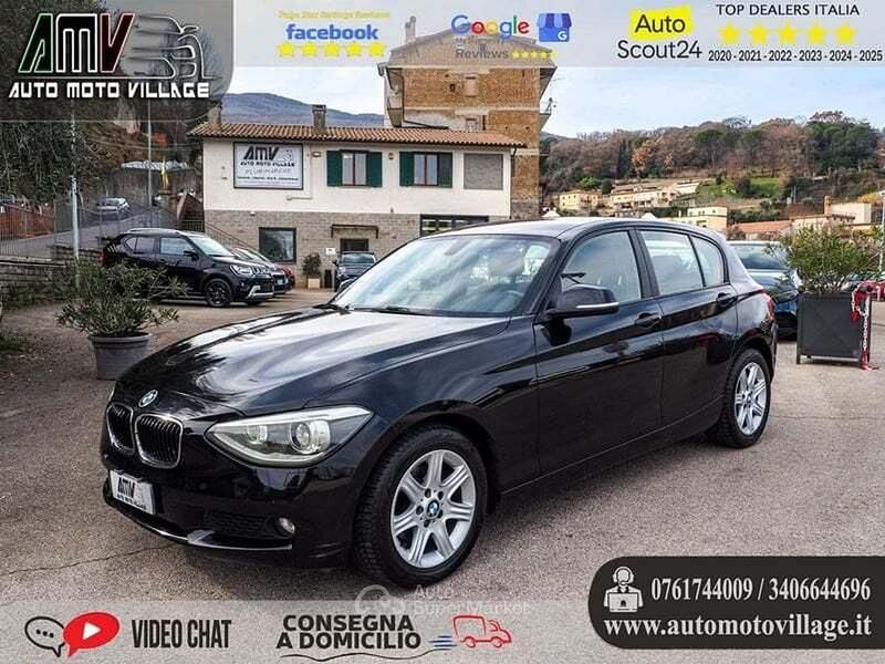 Usata BMW 116 Efficient Dynamics 116 CV (85 kW) 2013 Nero Utilitaria