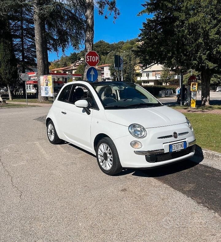 Usata Fiat 500C 69 CV (50 kW) 2015 Bianco Cabrio
