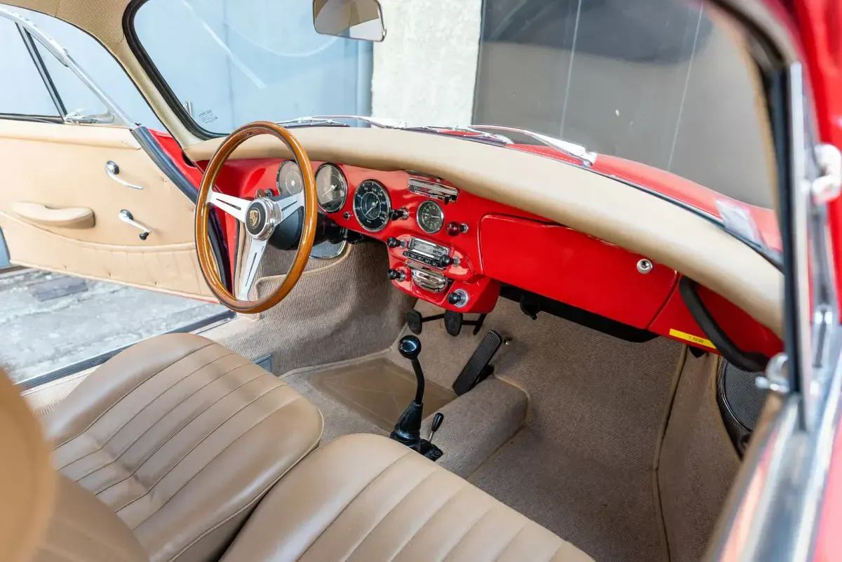 Usata Porsche 356 C 75 CV (55 kW) 1965 Rosso Coupé