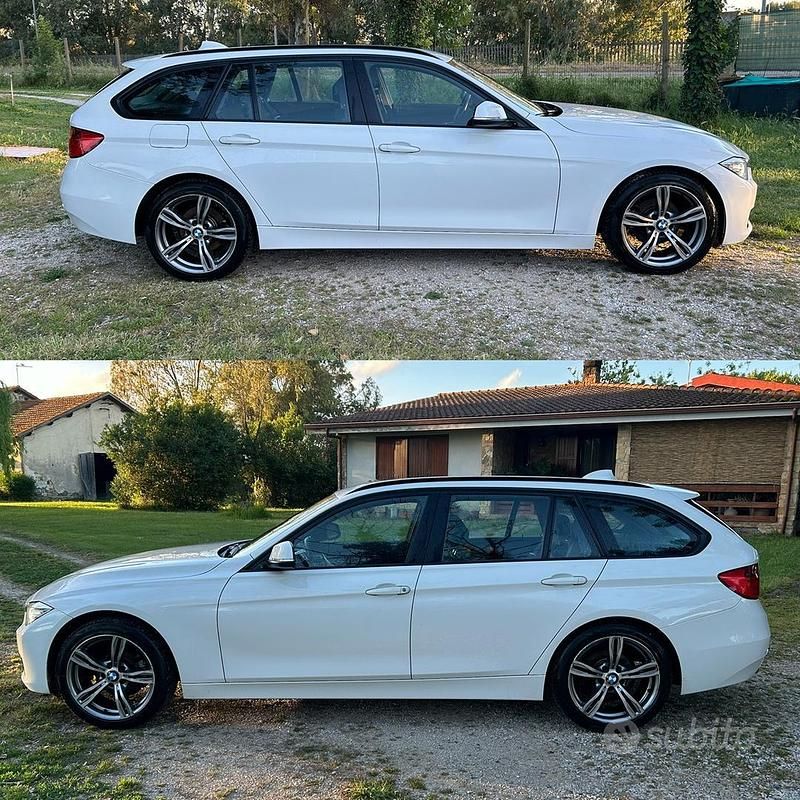 Usata BMW 318 Luxury Line 143 CV (105 kW) 2012 Bianco Station wagon