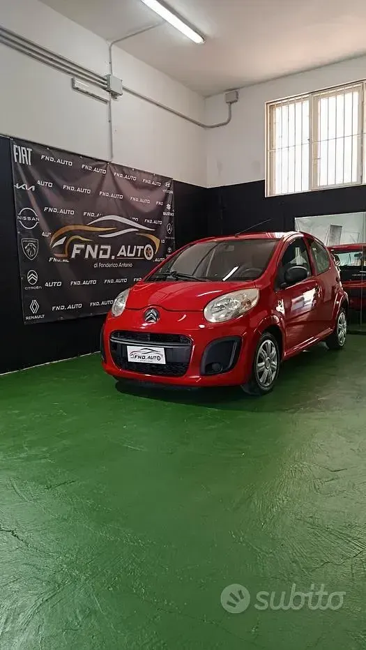 Usata Citroën C1 Attraction 68 CV (50 kW) 2013 Rosso Utilitaria