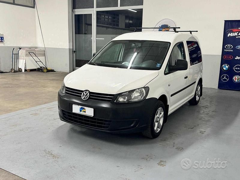Usata VW Caddy Comfortline 102 CV (75 kW) 2014 Bianco Monovolume