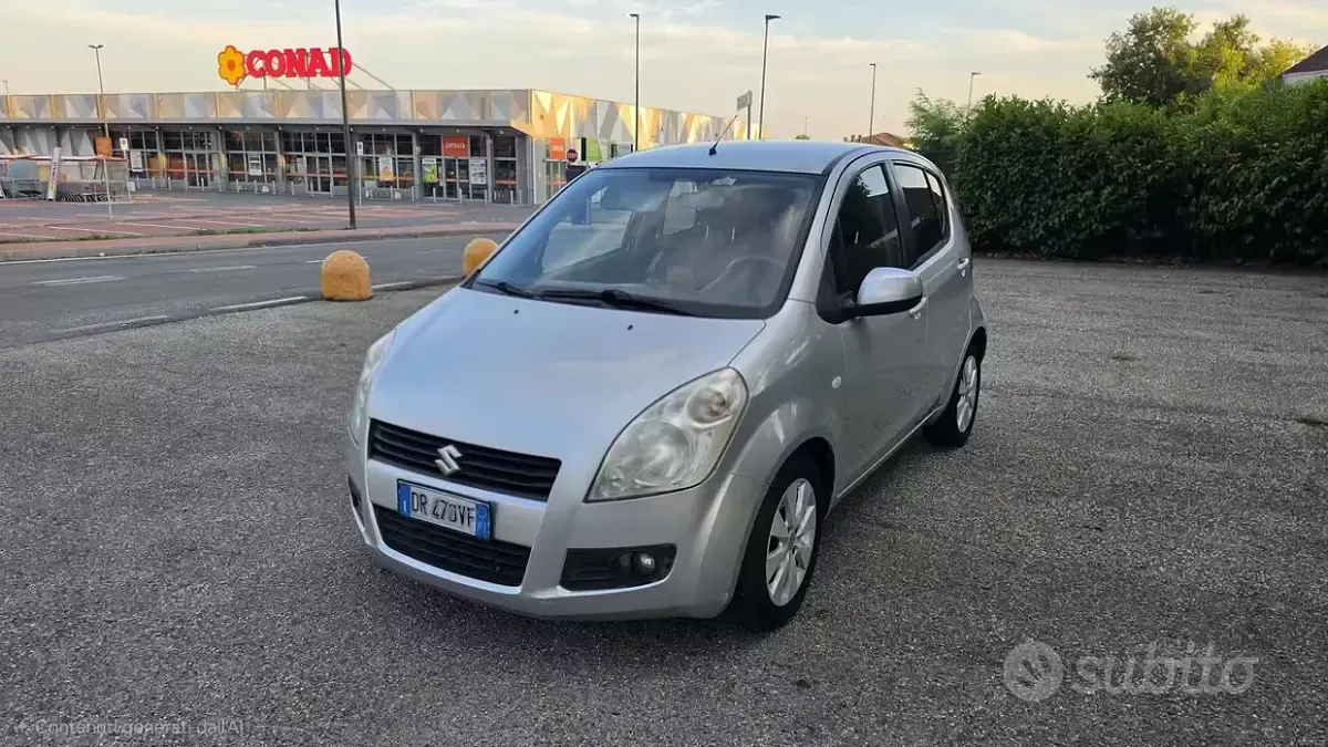 Usata Suzuki Splash GLS 86 CV (63 kW) 2009 Grigio Utilitaria