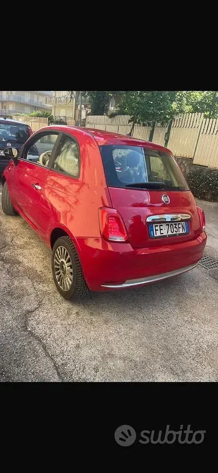 Second-hand Fiat 500 69 CP (50 kW) 2016 Roșu Berlinǎ