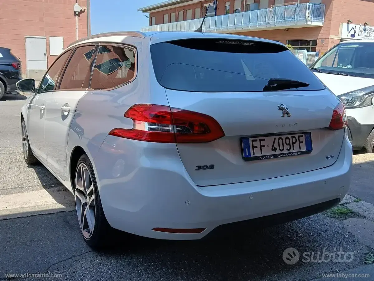 Usata Peugeot 308 Allure 120 CV (88 kW) 2016 Bianco Berlina