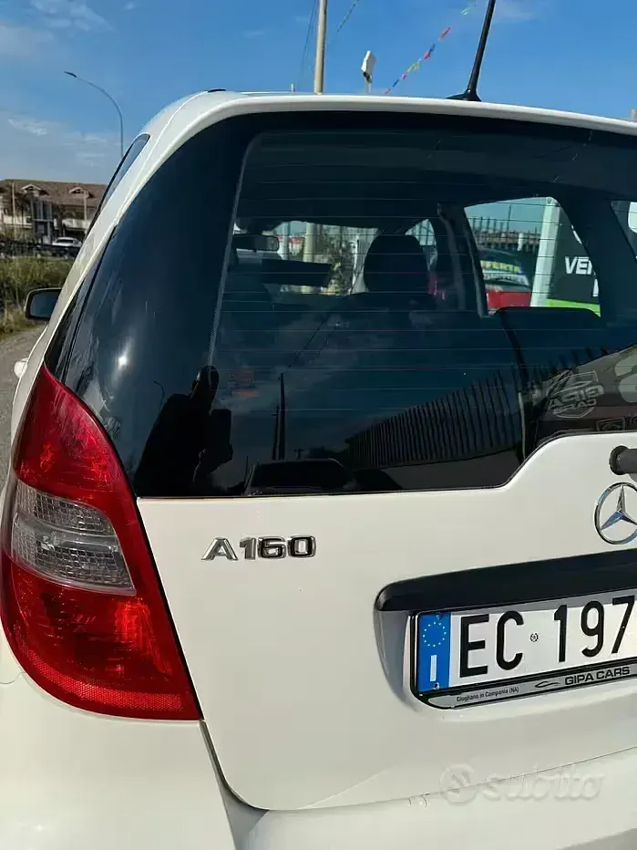 Usata Mercedes A160 Elegance 95 CV (69 kW) 2010 Bianco Berlina